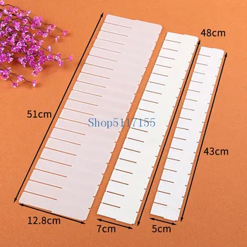 

100pcs Verstelbare Garderobe Lade Divider Opslag Duig Voor Banden Sokken Beha Ondergoed Organizer Kast Verdelers