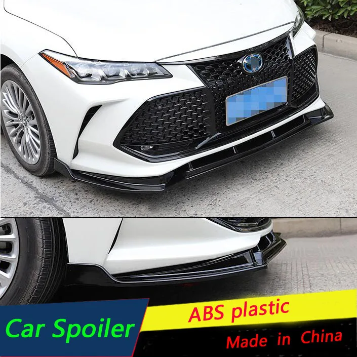 

For Toyota Avalon 2019 front Bumper Diffuser Bumpers Protector Spoiler Body kit bumper Front shovel lip Front spoiler black