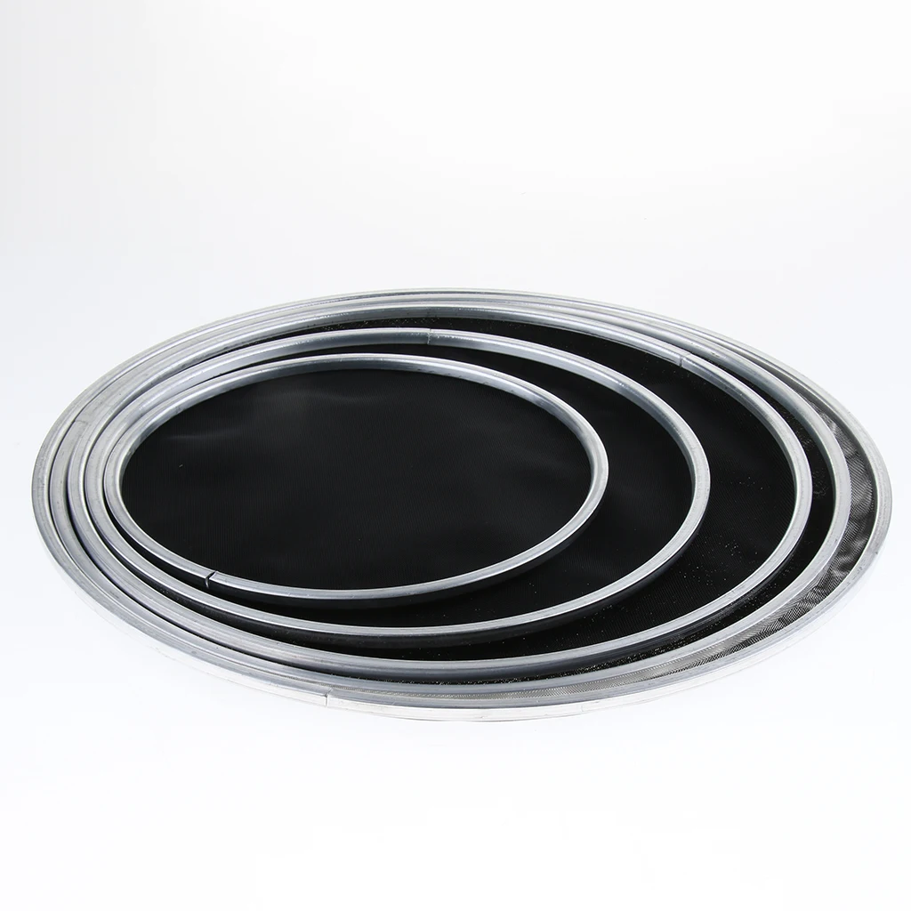 Two-Ply Mesh Silent Drumhead Drum Skin For Drum Set Kit Replacement Parts