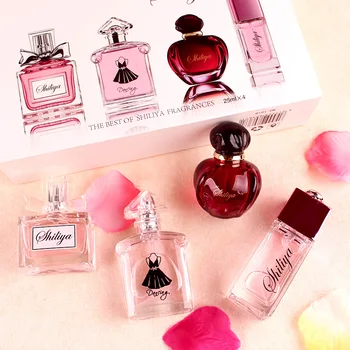 

100ml Women Perfume Set Little Black Dress Miss Sweetheart Four-piece Flower and Fruit Light Fragrance Parfum For Female