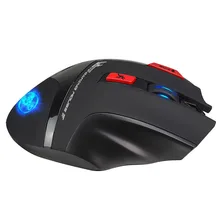 T88 Компьютерные аксессуары 4800 dpi беспроводной светодиодный подсветка Регулируемая мышь 2,4G 7 клавиш Ноутбук игровой