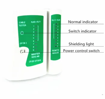 

Networking Tools Kit Network Cable Tester RJ45 RJ11 RJ12 CAT5 UTP LAN Professional Cable Detector Remote Test Tools