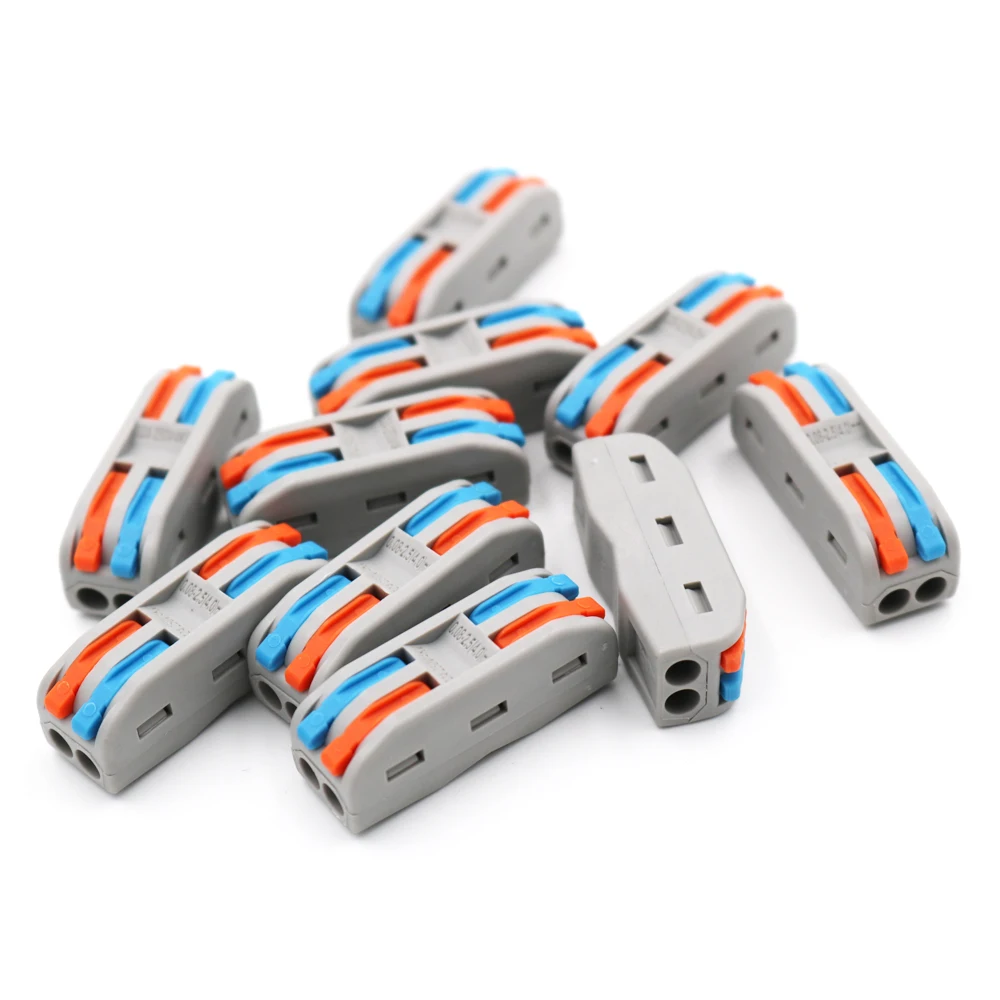 10 шт. компактный соединитель для проводов коннектор кабеля разветвитель