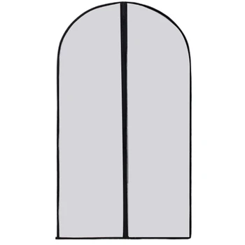 

Clothing Covers Clear Suit Bag Moth Proof Garment Bags Breathable Zipper Dust Cover Storage Bags 5PCS