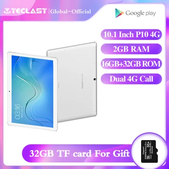 

Teclast tablet P10 4G 10.1 Inch MTK6737 Quad Core Android 8.0 Tablet Dual 4G Phone call GPS 2GB RAM 16GB ROM Dual Camera Tablets
