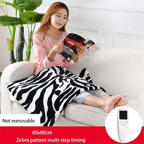 Zebra Новинка, 60*80 см, домашний Автомобильный Электрический обогреватель, одеяло, подушка, плечи, шея, мобильный, теплая шаль, теплая, забота о здоровье, теплая зима - Цвет: Zebra