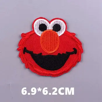 Cute Animals Dinosaur Patch Iron On Embroidered For Clothing Cartoon Anime Patches For Kid Clothes Appliques Stickers T-shirt 4