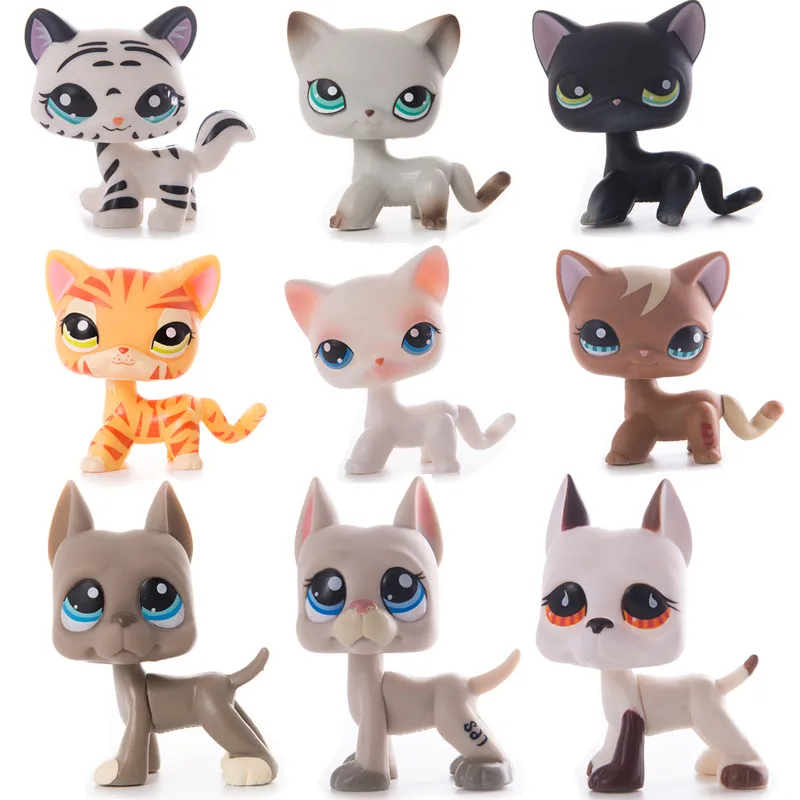 41 pcs Pet Shop Lps Cat Toys Standing Dog Collie Dachshund Cocker Spaniel Great Dane Rare Short Hair Kitten Original | Игрушки и хобби