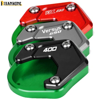 

Motorcycle CNC Side Stand Enlarge Plate Kickstand Extension For Kawasaki z400 ninja400 Ninja Z 400 versys650 KLX250 2010-2020