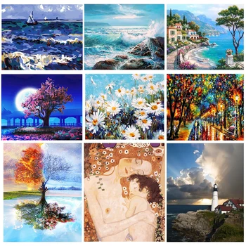 

Frame Painting Calligraphy Animal Landscape DIY Painting By Numbers Modern Wall Art Picture Unique Gift For Home Decor 60x75