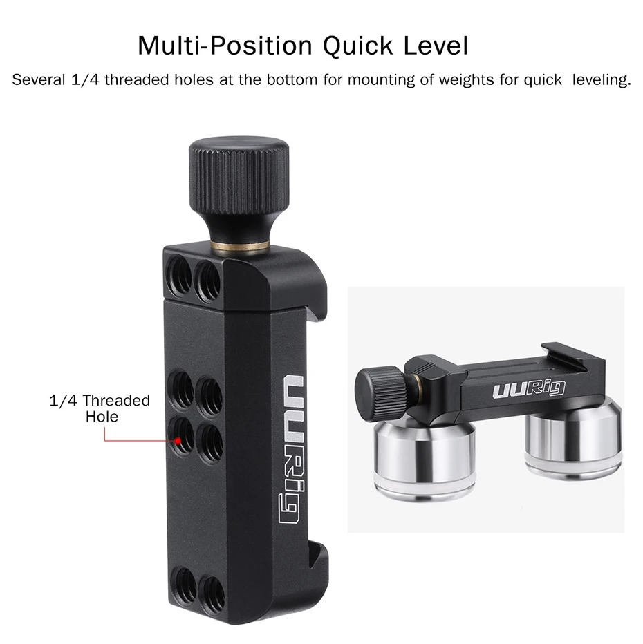 UURig R025 стабилизатор аксессуар быстросъемный зажим противовес для DJI Ronins ручной карданный стабилизатор балансировка объектива камеры