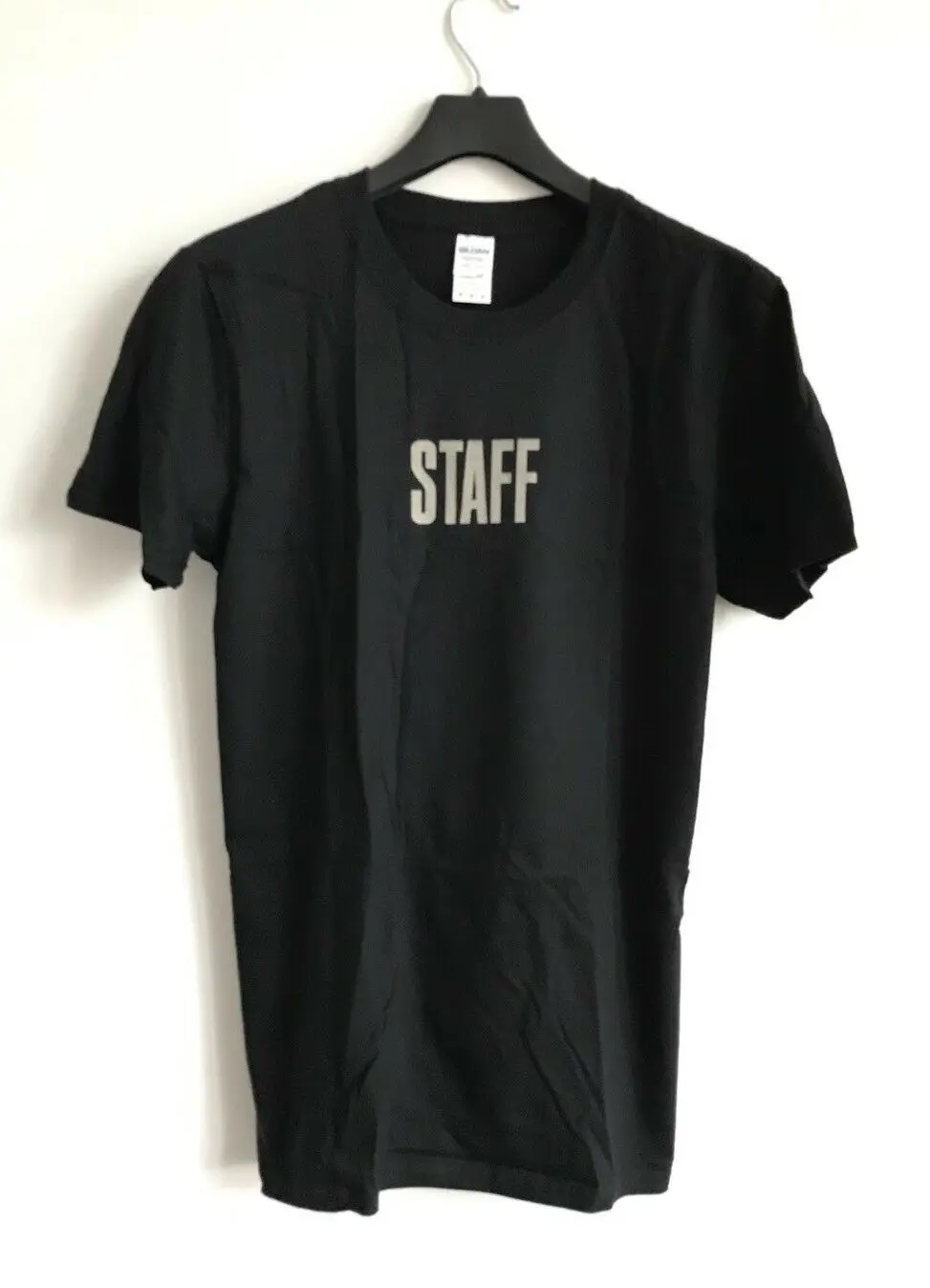 

JUSTIN BIEBER Purpose Tour STAFF By Jerry Lorenzo Cotton BLACK T-Shirt SIZE M Short Sleeve Hip Hop Tee T Shirt top tee