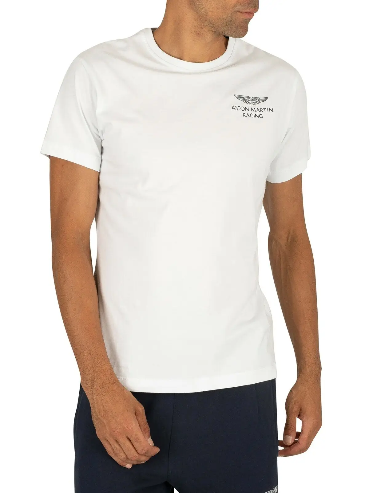 

Hackett Men'S London Amr T-Shirt, White Unisex Racing Tee Size S-3Xl