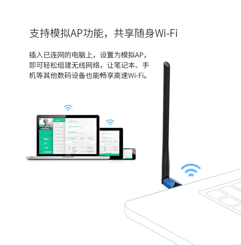 TP-Link Free Drive версия 650 м двухчастотный USB беспроводной сетевой адаптер настольный Wi-Fi приемник Tl-wdn5200h