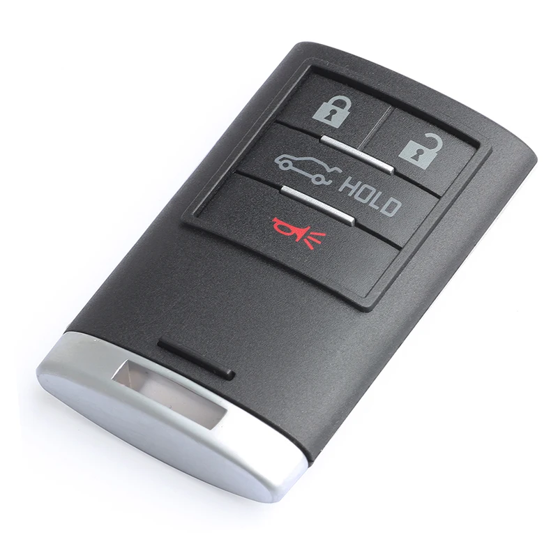 KEYECU Smart Keyless ввод дистанционного ключа автомобиля оболочки чехол для Cadillac ATS XTS 2013, замена Fob 4 кнопки-NBG009768
