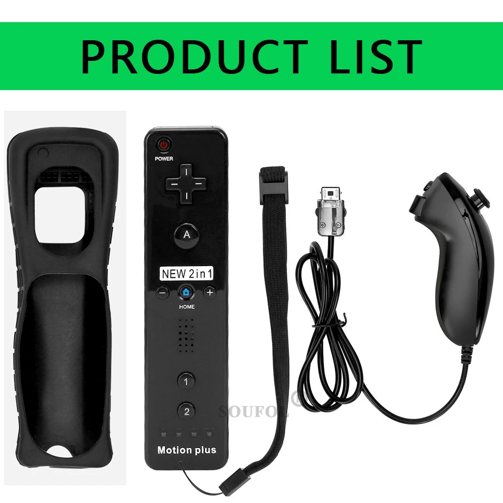 Wii   ÷ 6 , Ǹ ̽, ٵ Nunchuk, ٵ Wii  Wii U