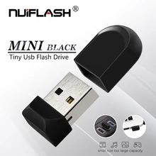 Мини-черный USB флэш-накопитель 64 ГБ 128 ГБ Флешка маленький 16 ГБ 32 ГБ флеш-накопитель U Stick 4 Гб U диск карта памяти Usb флешка маленький подарок