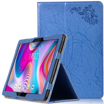 

Luxury Print Flower PU Leather Case Cover for Teclast T30 10.1 inch Tablet with Hand Strap + Stylus Pen