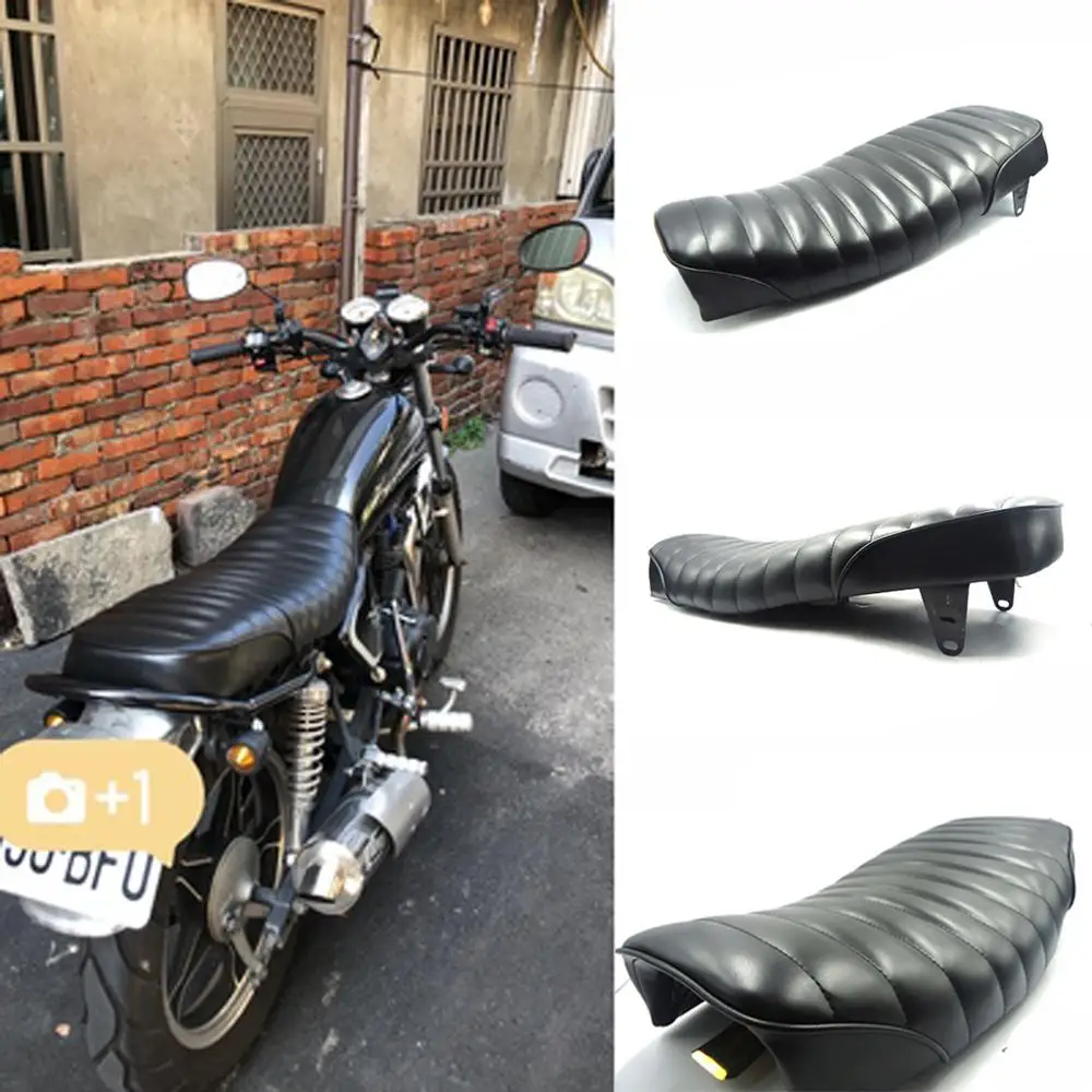 Универсальный горб Винтаж Кафе Racer сиденье ретро подушки для SUZUKI GN125 мотоцикл седло аксессуары Запчасти