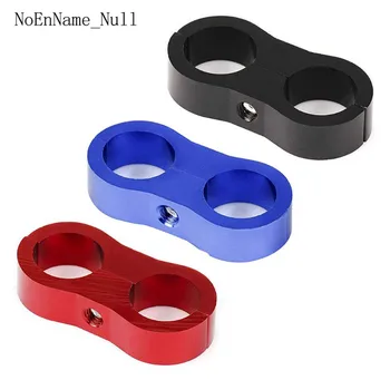 

1Pc Stepped Billet Dual AN12 24MM Braided Hose Separator Clamp Cable Fastener