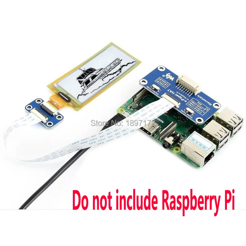 Raspberry Pi e-paper E-Ink lcd 2,9 дюймовый гибкий дисплей