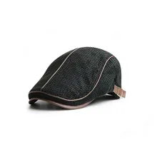 Высокое качество, английский стиль, Зимняя шерстяная мужская шапка для пожилых людей, толстый теплый берет, шапка классического дизайна, винтажный козырек Кепка, Снэпбэк