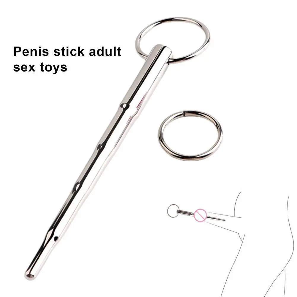 Urethral Tube Rod Universal Convenient Metal Penis Plug Male Sex Catheter for Bedroom urethral dilator silicone urethral dilator