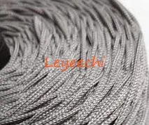 grey Высокое качество dia.2 мм полипропиленовая веревка гамак DIY веревка Подарочная коробка портативный рюкзак полые выставки тег значок ремешок - Цвет: grey
