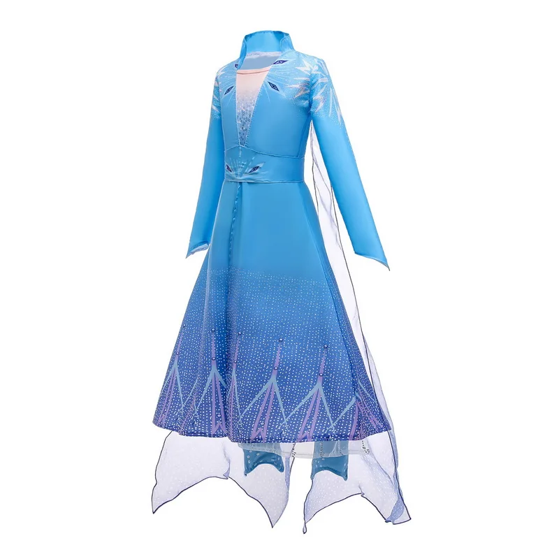 Girls Elsa 2 dress for girl Princess Elza costume Children Anna Costume Carnival Birthday Party Dress Pants Toddler Clothing