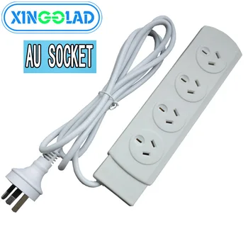 

AU Australian CN Plug 4/6 AC Outlet Power Strip Socket Electric Extension Cord 1.8M Overload Protection 250V 10A 2500W