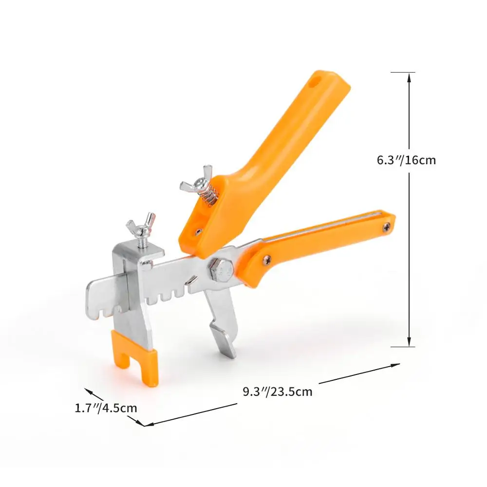 Pliers ANHO, 100 шт., клинья, 100 шт., зажимы для плитки, система выравнивания, зажимы для пола, плоское выравнивание, пластиковые прокладки, плитка для установки зданий - Цвет: Pliers
