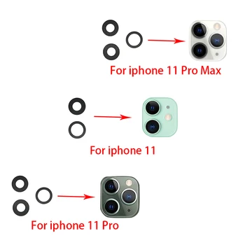 

10Pcs/lot,Camera Glass Lens Back Rear Camera Glass Lens For Iphone 11 Pro Max with Glue For Iphone 6 7 8 Plus X XR XS Max Parts