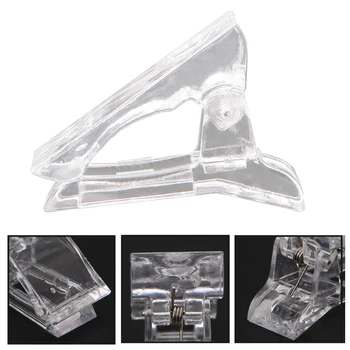 

QIAOYAN 1 Pc Nail Tips Clip Finger Poly Quick Building Gel Extension Nails Art Tool