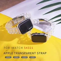 Cinturino sportivo in Silicone morbido per Apple Watch serie SE 7 44MM 40MM cinturino in gomma su cinturino smart iWatch 654321 42MM 38MM