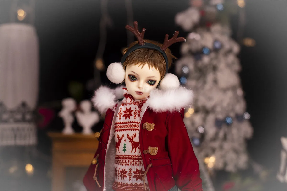 BJD SD куклы блайз набор узоров одежды DIY kit содержит аксессуары из тканей и руководство по шитью специально для Рождества