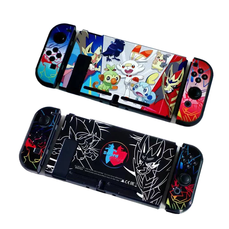 

New Pokemons Sword Shield Hard Case For Nintend Switch Console Joy-Con NS Protective Shell Cover Game Accessories