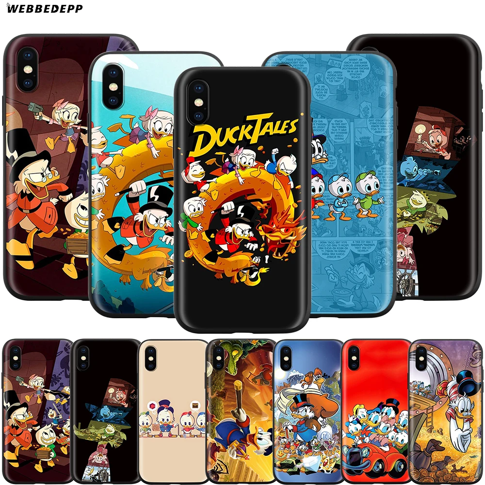 

Webbedepp DuckTales Case for Apple iPhone 11 Pro XS Max XR X 8 7 6 6S Plus 5 5S SE