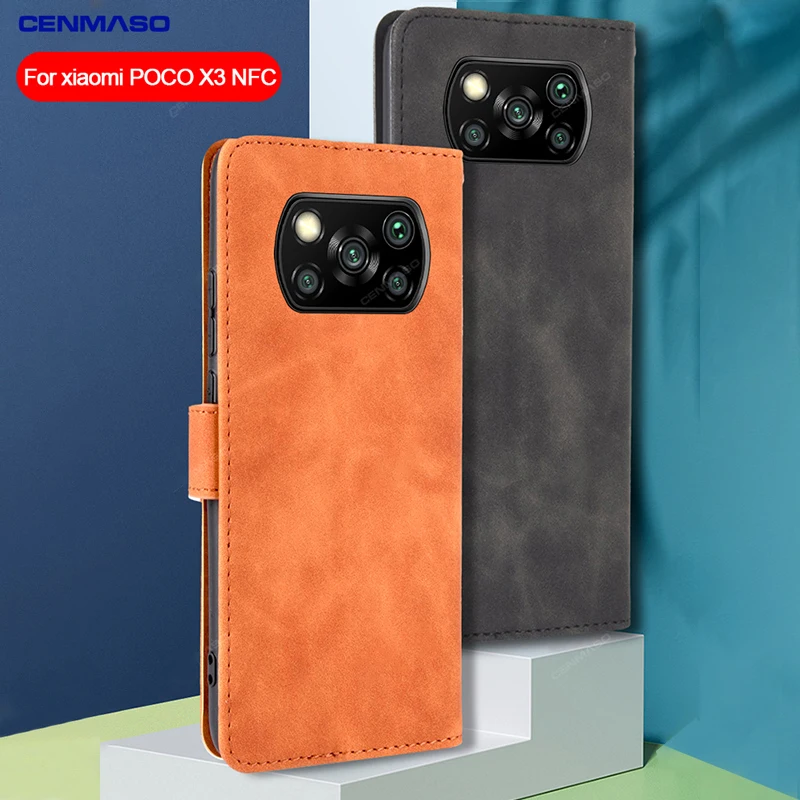 Чехол книжка POCO X3 NFC для Xiaomi Mi Pocophone X2 F2 Pro 9T Redmi Note 8 9 9S 9A роскошный чехол кошелек из