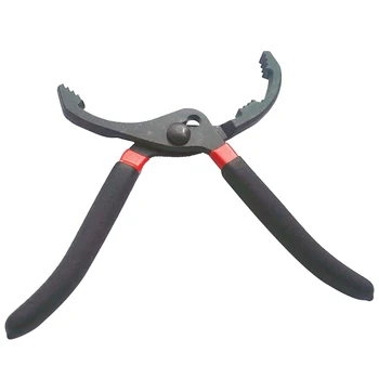 

10 Inch Durable 50-100mm Oil Filter Car Repair Hand Removal Tool Pliers Multifunction Adjustable Spanner Black Wrench Steel