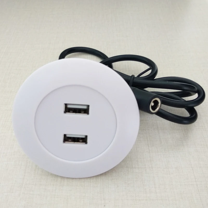 Dc5521 интерфейс 1,03 м двойной USB кабель для зарядки мобильного телефона Вход/Выход 5v2a кабель для зарядки мобильного телефона можно зажимать
