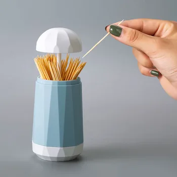 

Popular Creative Push-type Automatic Toothpick Box Cotton Swab for Household Home Table Toothpick Dispenser Hand Pressure Holder