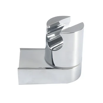 

Bracket Rack Polished Chrome Hanger Modern Bathroom ABS Handheld Wall Mount Adjustable Shower Head Holder Slider