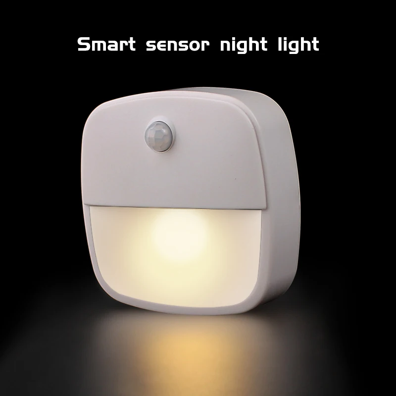 

LED Sensor Night Light PIR Motion Sensor Dual Induction Lamp USB Wireless Rechargeable Wall Cabinet Bedside Stairs Toilet Light