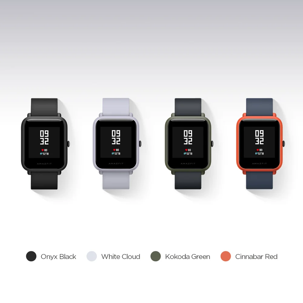 Online Русский reloj inteligente Amazfit Bip Bluetooth GPS Monitor de ritmo cardíaco de deporte IP68 llamar a mi nder mi ajuste APP para Xiaomi teléfono móvil 7 IOS