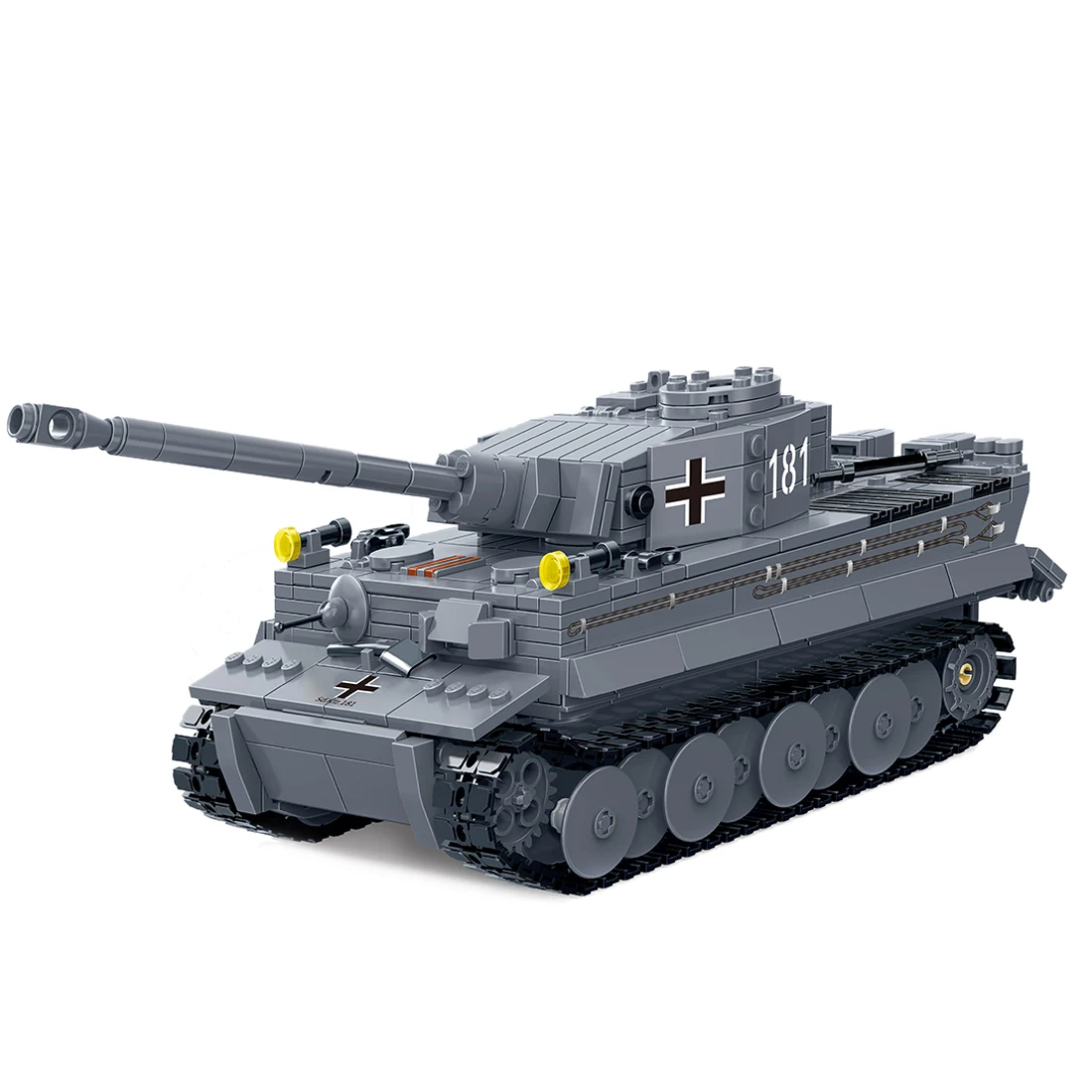1010 шт. 1:28 Танк тигра DIY маленькие частицы строительный блок модель военный автомобиль строительный комплект для строительных блоков бренды