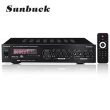 

SUNBUCK 2000W 220V 110V bluetooth5.0 Audio Power Amplifier Home Theater amplificador Audio with Remote Control Support FM USB