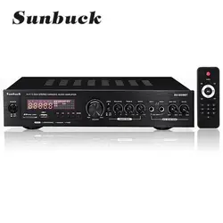 SUNBUCK 2000W 220V 110V bluetooth5.0 Audio Power Amplifier Home Theater amplificador Audio with Remote Control Support FM USB SUNBUCK 2000W 220V 110V bluetooth5.0 Audio Power Amplifier Home Theater amplificador Audio with Remote Control Support FM USB