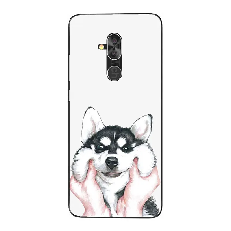 Для Alcatel 7 6062W Мягкие силиконовые чехлы для телефонов для Alcatel 7 6062 мягкий ТПУ материал задняя крышка чехол с цветочным принтом