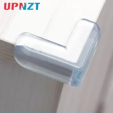 4 шт. Детская безопасность утолщаются L форма Прозрачная защитная крышка стол угловая Защита Детские протекторы для мебели краевой защитный кожух