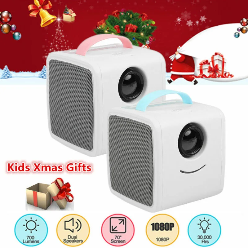 Q2 Mini Projector 700 Lumens Children's Toy Portable Projector Children Education Mini LED Home Beamer Support 1080P